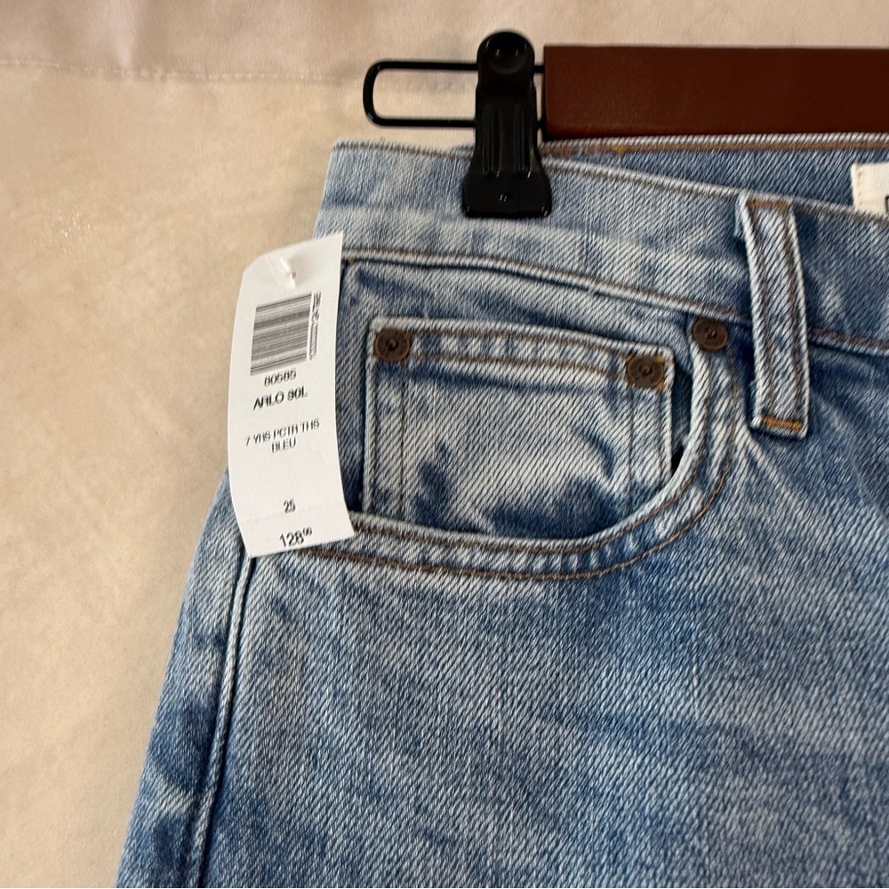 Aritzia Denim Forum The Arlo High Rise Straight Jeans Size 25W 30L - Picture 3 of 9